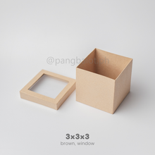 Load image into Gallery viewer, Kraftbox: BROWN (regular & window)