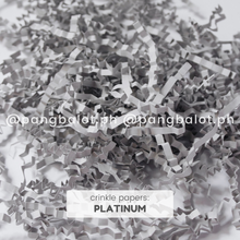 Load image into Gallery viewer, Crinkle Papers - PLATINUM (50g & 100g)