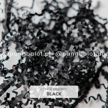 Load image into Gallery viewer, Crinkle Papers - BLACK (50g & 100g)