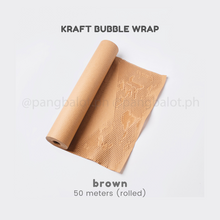 Load image into Gallery viewer, Kraft Bubble Wrap (50cm width) - 1m & 3m (folded)