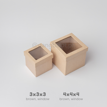 Load image into Gallery viewer, Kraftbox: BROWN (regular & window)