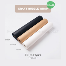 Load image into Gallery viewer, Kraft Bubble Wrap (50cm width) - 10m & 50m (rolled)