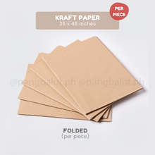 Load image into Gallery viewer, Kraft Paper (36x48 inches) - per piece (folded)
