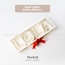 Load image into Gallery viewer, Kraftbox: LETTERS in FLIPTOP BOX (๐ฆ๐ ๐๐๐)