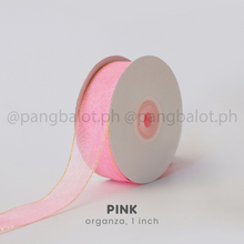 Load image into Gallery viewer, Ribbon: ORGANZA, Plain - 1 inch & 1.5 inch (PER YARD)