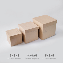 Load image into Gallery viewer, Kraftbox: BROWN (regular & window)