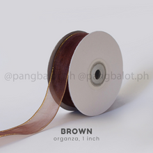 Load image into Gallery viewer, Ribbon: ORGANZA, Plain - 1 inch & 1.5 inch (PER YARD)