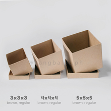 Load image into Gallery viewer, Kraftbox: BROWN (regular & window)