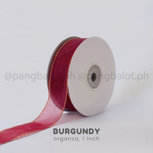 Load image into Gallery viewer, Ribbon: ORGANZA, Plain - 1 inch & 1.5 inch (PER YARD)