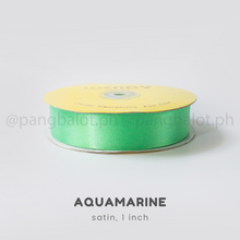 Load image into Gallery viewer, Ribbon: SATIN, double edge - 1 inch (PER YARD)