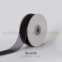 Load image into Gallery viewer, Ribbon: ORGANZA, Plain - 1 inch & 1.5 inch (PER YARD)