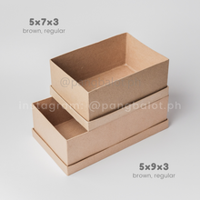 Load image into Gallery viewer, Kraftbox: BROWN (regular & window)