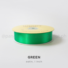 Load image into Gallery viewer, Ribbon: SATIN, double edge - 1 inch (PER YARD)