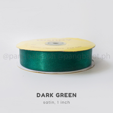 Load image into Gallery viewer, Ribbon: SATIN, double edge - 1 inch (PER YARD)