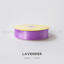 Load image into Gallery viewer, Ribbon: SATIN, double edge - 1 inch (PER YARD)