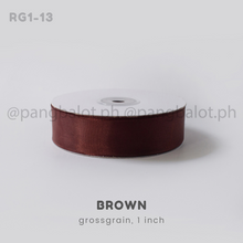 Load image into Gallery viewer, Ribbon: GROSSGRAIN, Plain - 1 inch (PER YARD)