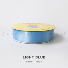 Load image into Gallery viewer, Ribbon: SATIN, double edge - 1 inch (PER YARD)