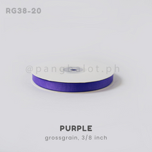 Load image into Gallery viewer, Ribbon: GROSSGRAIN, Plain - 3/8 inch (PER YARD)