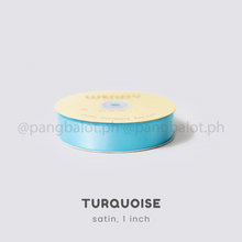 Load image into Gallery viewer, Ribbon: SATIN, double edge - 1 inch (PER YARD)