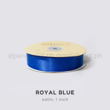 Load image into Gallery viewer, Ribbon: SATIN, double edge - 1 inch (PER YARD)