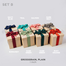 Load image into Gallery viewer, Ribbon: GROSSGRAIN, Plain - 1 inch (PER YARD)