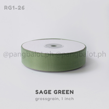 Load image into Gallery viewer, Ribbon: GROSSGRAIN, Plain - 1 inch (PER YARD)