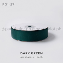 Load image into Gallery viewer, Ribbon: GROSSGRAIN, Plain - 1 inch (PER YARD)