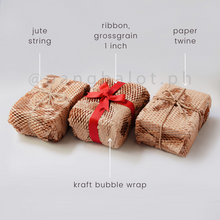 Load image into Gallery viewer, Kraft Bubble Wrap (50cm width) - 1m & 3m (folded)
