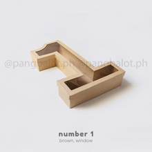 Load image into Gallery viewer, Kraftbox: NUMBERS (with window)