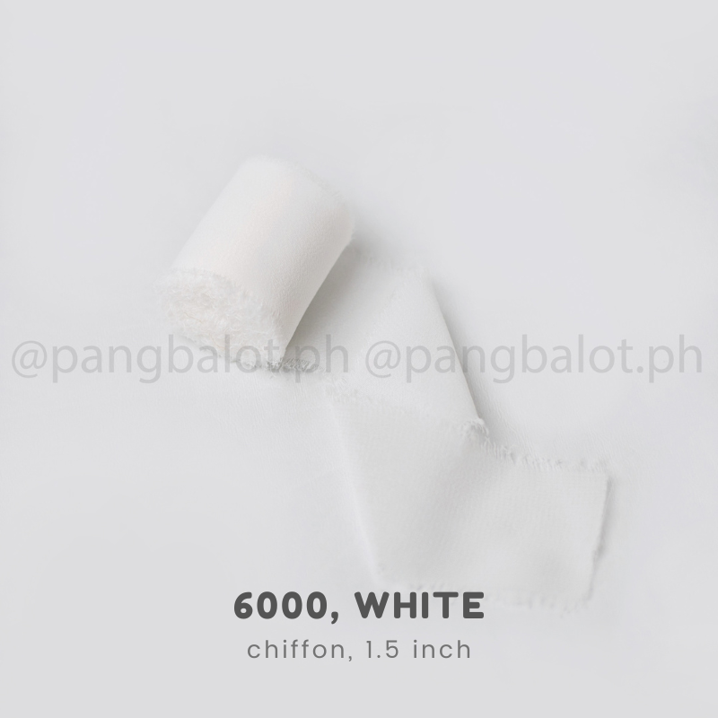 Ribbon: CHIFFON, Plain - 1.5 inch
