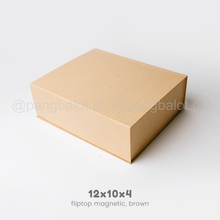 Load image into Gallery viewer, Kraftbox: Fliptop MAGNETIC (brown, black, cream)
