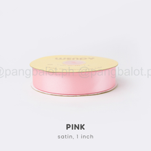 Load image into Gallery viewer, Ribbon: SATIN, double edge - 1 inch (PER ROLL)
