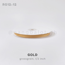 Load image into Gallery viewer, Ribbon: GROSSGRAIN, Plain - 1/2 inch (PER YARD)
