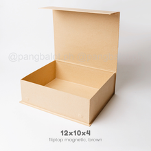 Load image into Gallery viewer, Kraftbox: Fliptop MAGNETIC (brown, black, cream)
