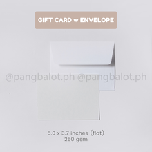 Load image into Gallery viewer, Gift Card w Envelope, 250gsm (10 PCS)
