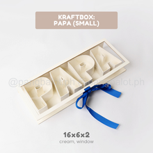 Load image into Gallery viewer, Kraftbox: LETTERS in FLIPTOP BOX (𝗦𝗠𝗔𝗟𝗟)
