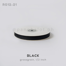 Load image into Gallery viewer, Ribbon: GROSSGRAIN, Plain - 1/2 inch (PER YARD)
