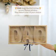 Load image into Gallery viewer, Kraftbox: LETTERS in FLIPTOP BOX (𝗕𝗜𝗚)
