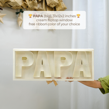 Load image into Gallery viewer, Kraftbox: LETTERS in FLIPTOP BOX (𝗕𝗜𝗚)
