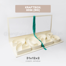 Load image into Gallery viewer, Kraftbox: LETTERS in FLIPTOP BOX (𝗕𝗜𝗚)

