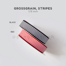 Load image into Gallery viewer, Ribbon: GROSSGRAIN, Stripes - 7/8 inch
