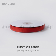 Load image into Gallery viewer, Ribbon: GROSSGRAIN, Plain - 1/2 inch (PER YARD)
