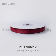 Load image into Gallery viewer, Ribbon: GROSSGRAIN, Plain - 1/2 inch (PER YARD)
