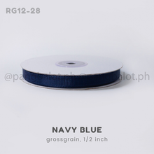 Load image into Gallery viewer, Ribbon: GROSSGRAIN, Plain - 1/2 inch (PER YARD)
