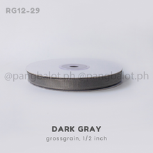 Load image into Gallery viewer, Ribbon: GROSSGRAIN, Plain - 1/2 inch (PER YARD)
