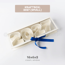 Load image into Gallery viewer, Kraftbox: LETTERS in FLIPTOP BOX (𝗦𝗠𝗔𝗟𝗟)
