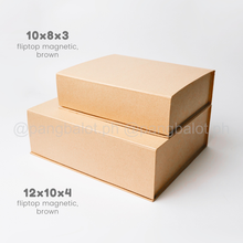 Load image into Gallery viewer, Kraftbox: Fliptop MAGNETIC (brown, black, cream)
