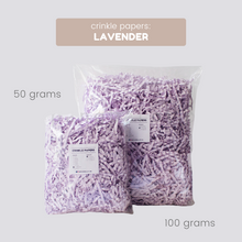 Load image into Gallery viewer, Crinkle Papers - LAVENDER
