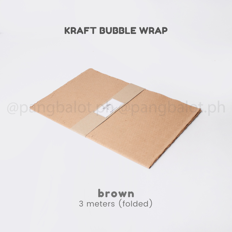 Kraft Bubble Wrap (50cm) - 1m, 3m, 10m, 50m