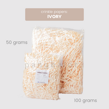 Load image into Gallery viewer, Crinkle Papers - IVORY
